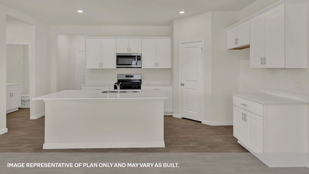 Furnished interior view inside a new home in Paramount, Kyle (Image 5).
