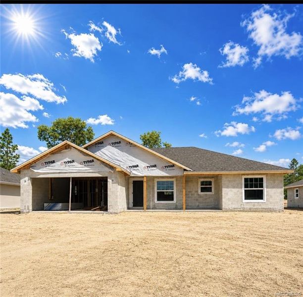 In-progress construction of a new home in The Pines at Citrus Springs, Dunnellon, FL (Image 18). In-progress construction of a new home in The Pines at Citrus Springs, Dunnellon, FL (Image 18).