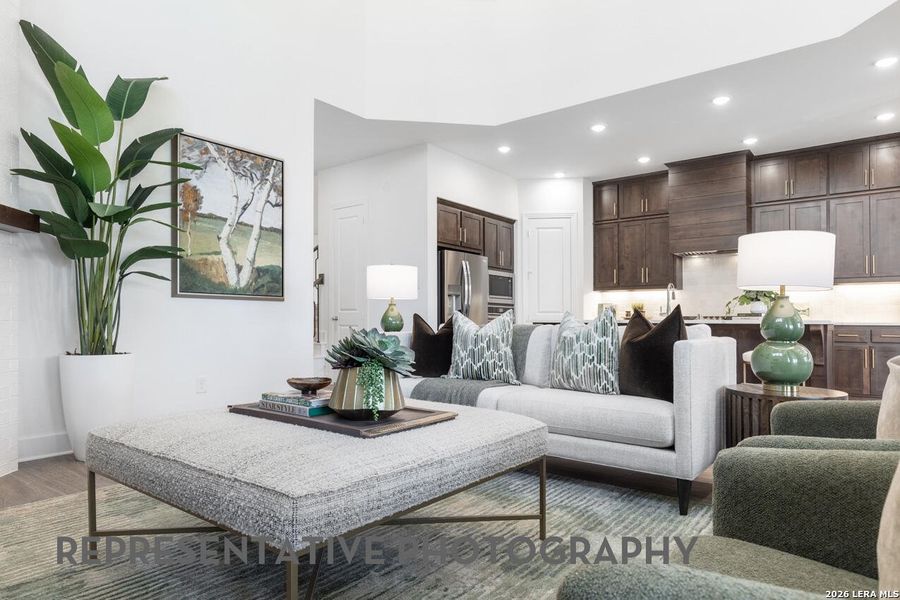 Furnished interior view inside a new home in Venado Crossing, Cibolo (Image 16).