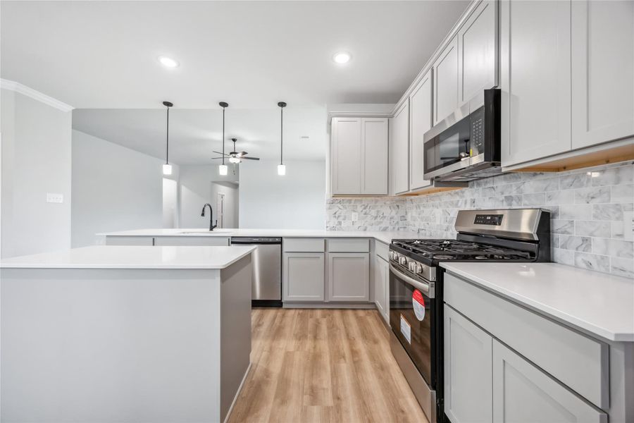 Furnished interior view inside a new home in Barton Place, Cleveland (Image 5).