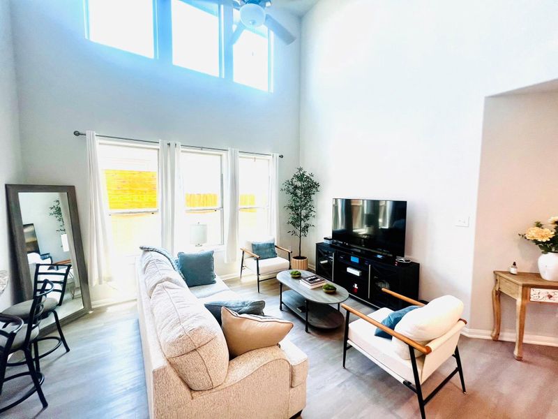 Furnished interior view inside a new home in Bluebonnet Village, Bellville (Image 6).