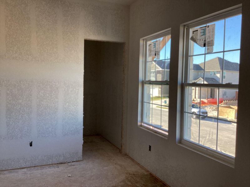 In-progress construction of a new home in The Homestead at Lariat, Liberty Hill, TX (Image 11).