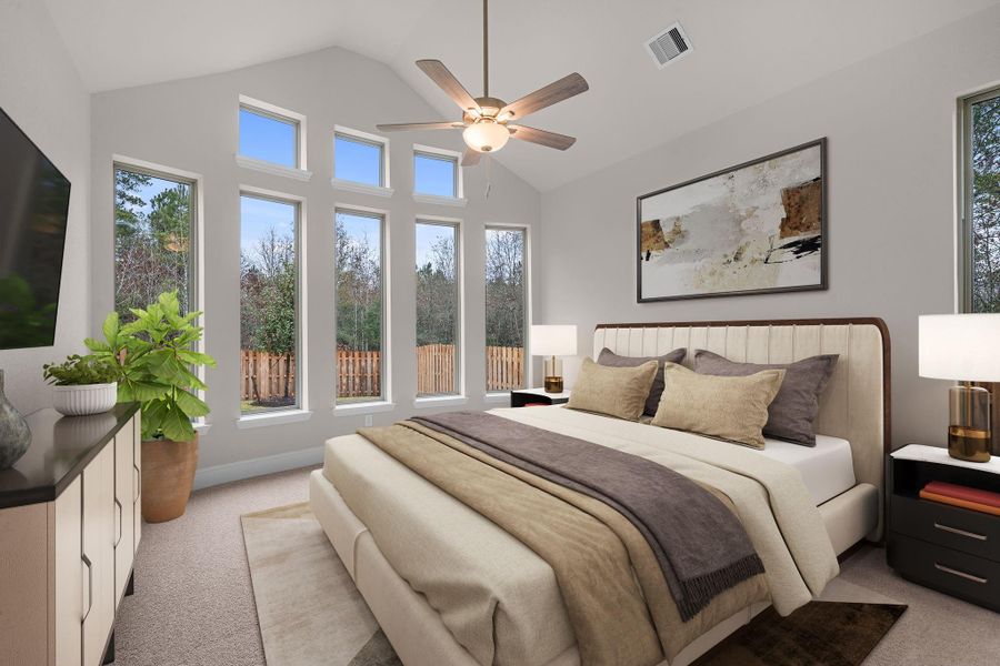 Furnished interior view inside a new home in Colton, Montgomery (Image 12).