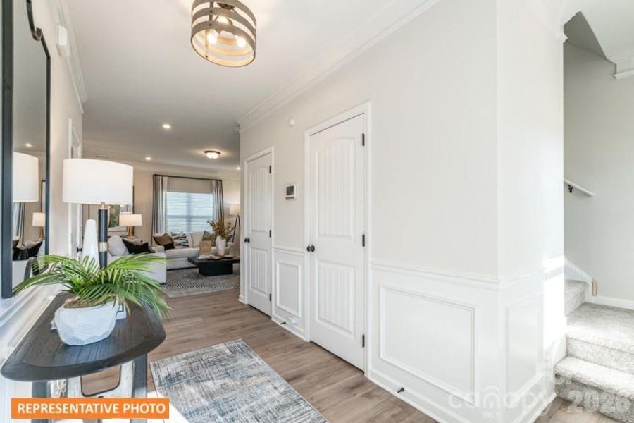 Furnished interior view inside a new home in Catawba Trace, Catawba (Image 13). Furnished interior view inside a new home in Catawba Trace, Catawba (Image 13).