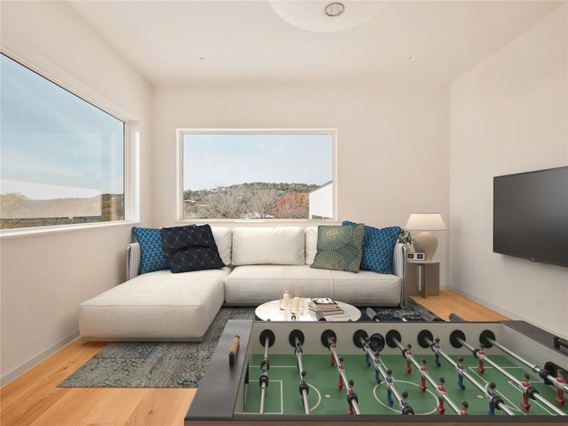 Furnished interior view inside a new home in , Austin (Image 26).