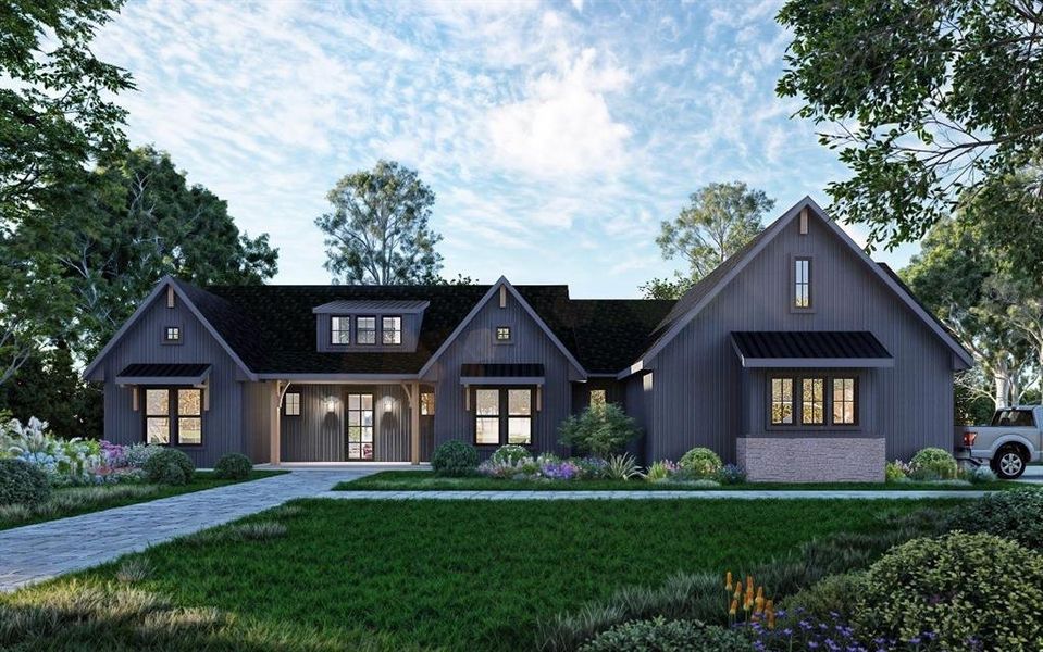 Frontt Elevation Rendering Photo