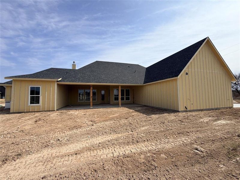 Exterior details and patio area of a home in Oak Water Ranch, Granbury (Image 1). Exterior details and patio area of a home in Oak Water Ranch, Granbury (Image 1).