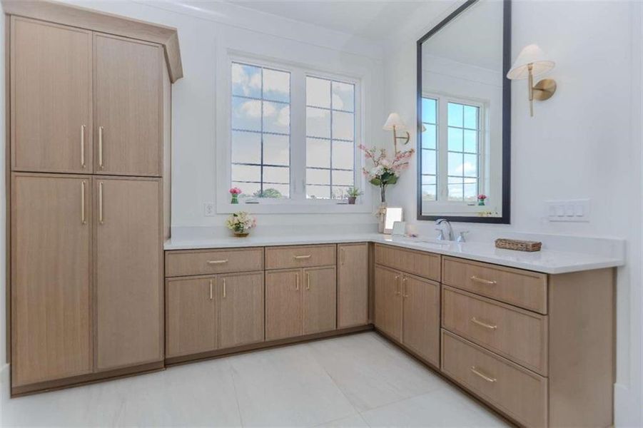 Furnished interior view inside a new home in , Dacula (Image 16).