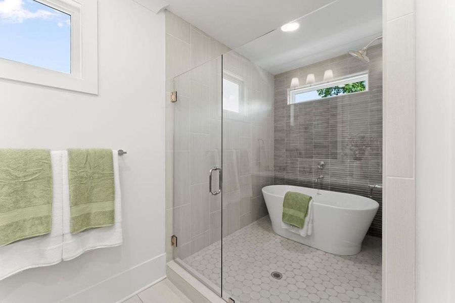 Furnished interior view inside a new home in , Marietta (Image 11).