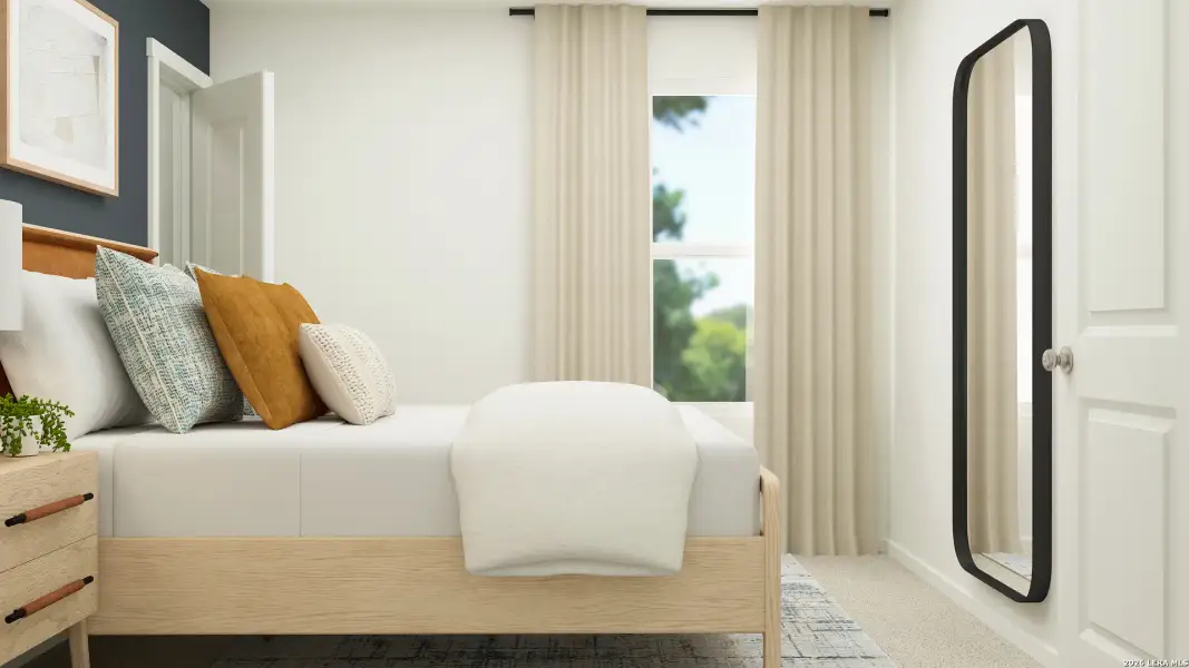 Furnished interior view inside a new home in Espada, San Antonio (Image 9).