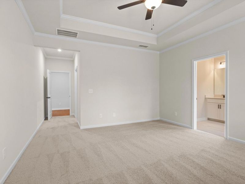 Representative unfurnished interior of a home built from the The Glenwood D by Davidson Homes LLC in Kelly Preserve, Loganville (Image 39).