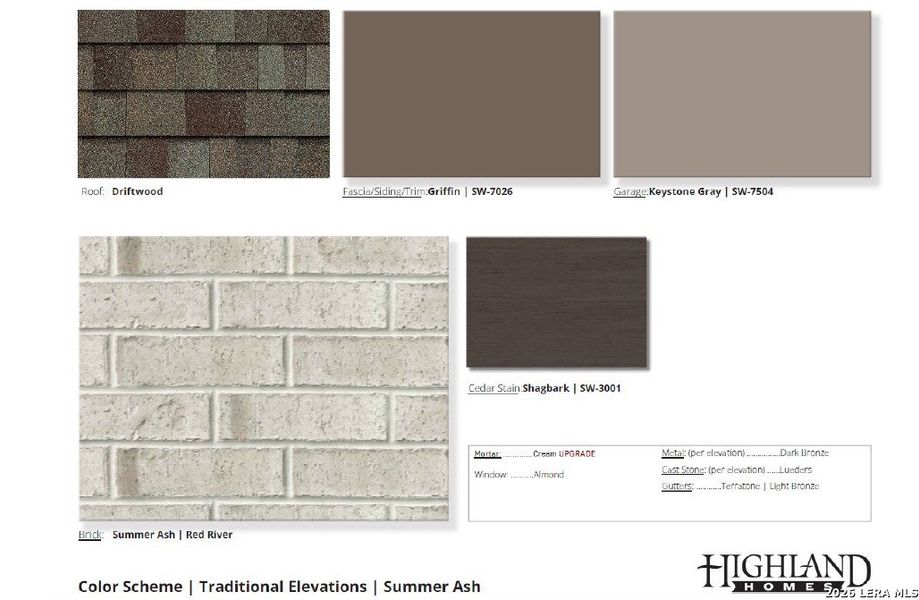 Sample of building materials used in homes in Esperanza, Boerne (Image 35).