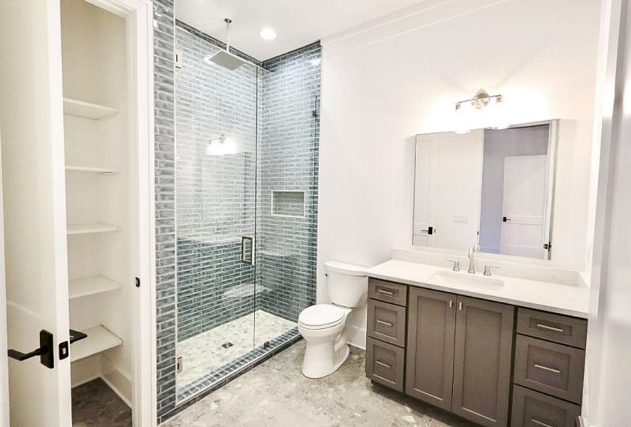 Representative furnished interior of a home built from the Thomastown by Riverstone Construction, LLC in River Gorge Ranch, Guild (Image 14).