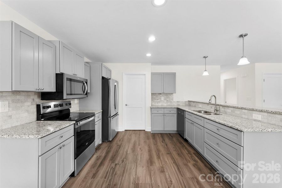 Furnished interior view inside a new home in , Bessemer City (Image 4).