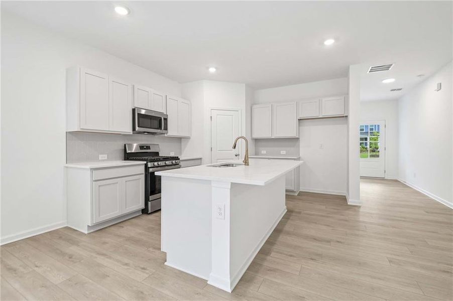 Furnished interior view inside a new home in The Pointe at Heron Bay, Locust Grove (Image 10).