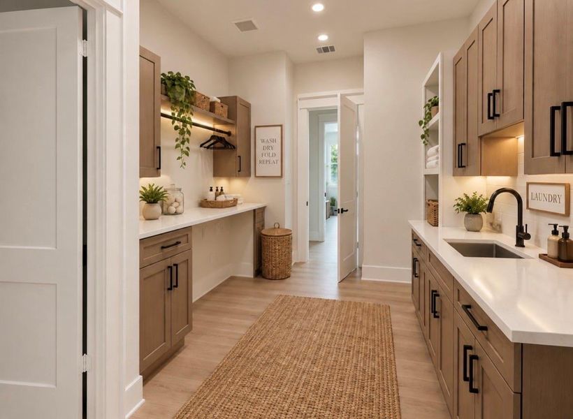 Furnished interior view inside a new home in , Montgomery (Image 10).
