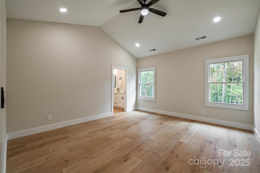 Primary Bedroom - Vaulted Ceiling
