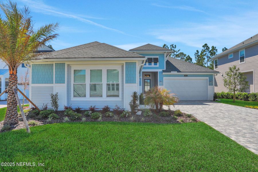 Front exterior of a new home in , Ponte Vedra, FL, highlighting curb appeal (Image 23). Front exterior of a new home in , Ponte Vedra, FL, highlighting curb appeal (Image 23).