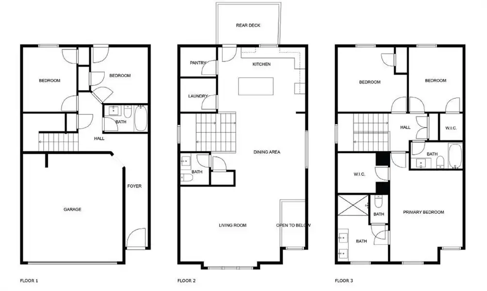 2D floor plan layout of this home in , Tucker, GA (Image 4).