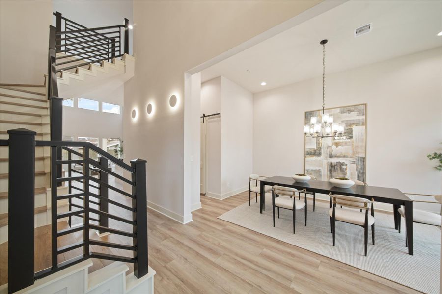 Furnished interior view inside a new home in , Houston (Image 5).