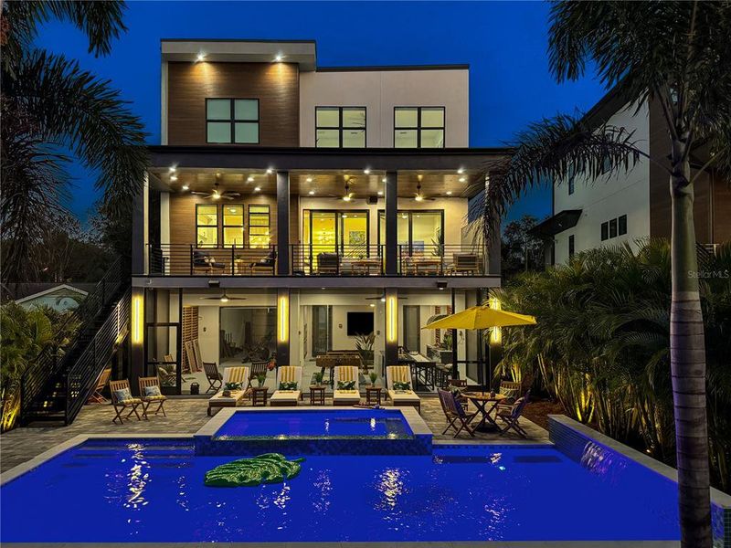 Exterior details and patio area of a home in , Tampa (Image 3). Exterior details and patio area of a home in , Tampa (Image 3).