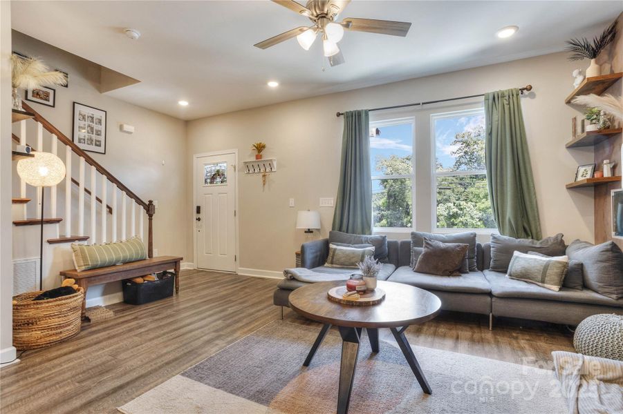 Furnished interior view inside a new home in , Gastonia (Image 4). Furnished interior view inside a new home in , Gastonia (Image 4).