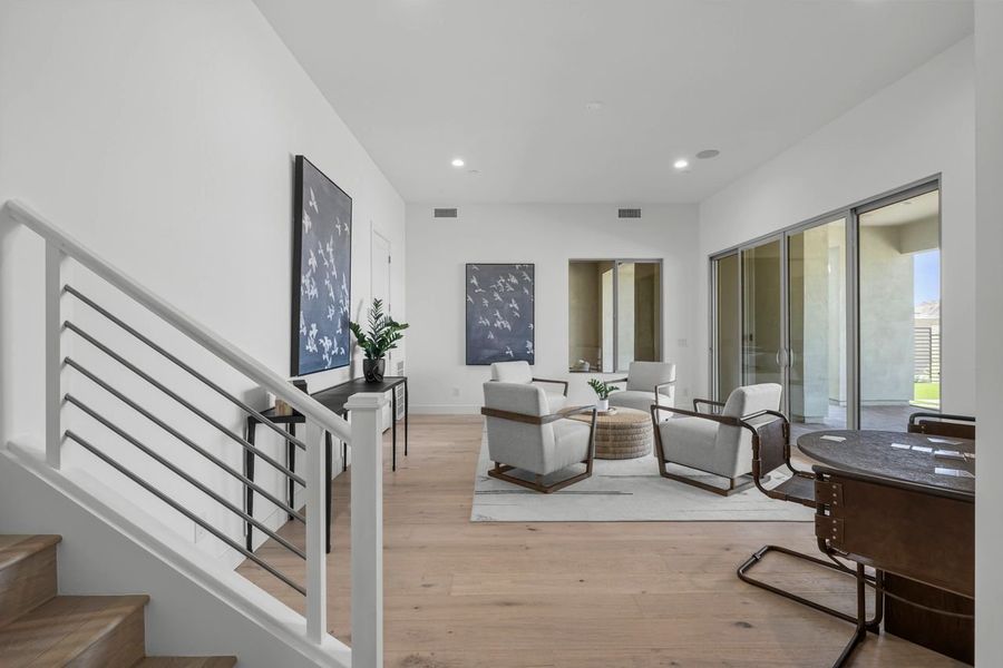 Representative furnished interior of a home built from the Ridgeline by KLMR Homes in Bellos at The Summit, Fountain Hills (Image 19).