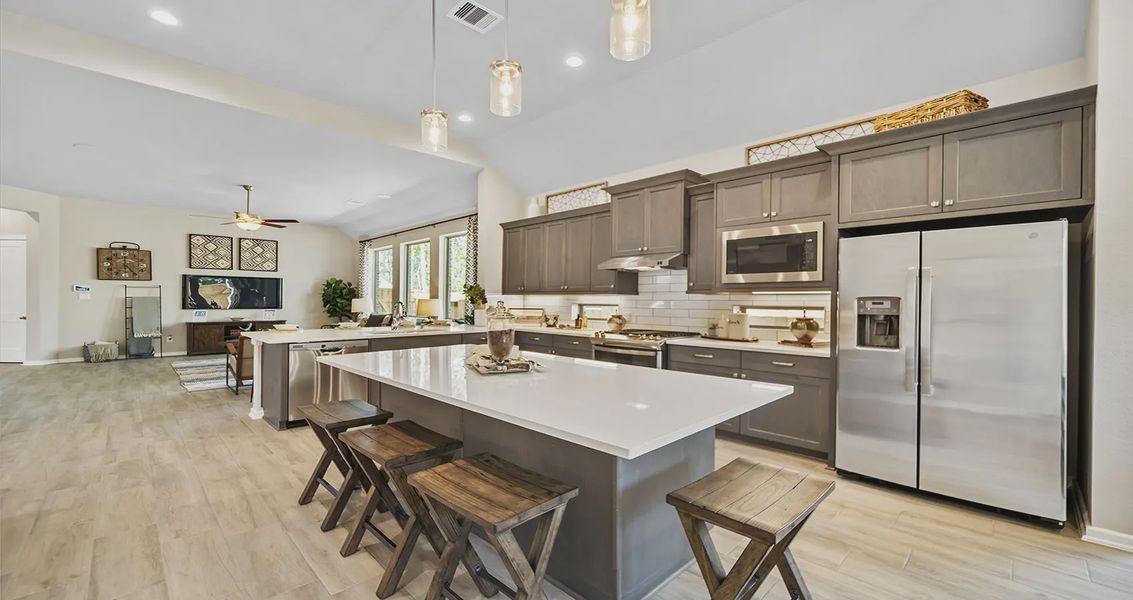 Representative furnished interior of a home built from the Middleton by Chesmar Homes in 50' Homesites at Jubilee, Hockley (Image 7).