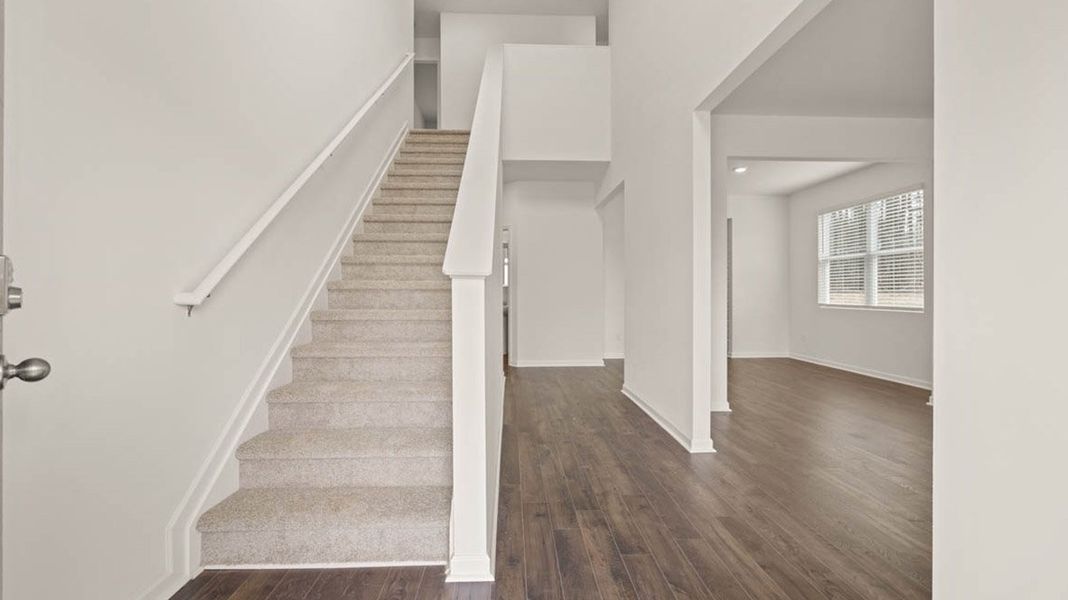 Representative unfurnished interior of a home built from the Packard by D.R. Horton in Evergreen Crossing, Locust Grove (Image 15).