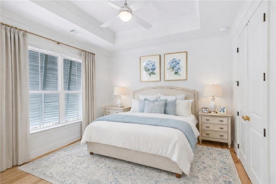 Furnished interior view inside a new home in , Marietta (Image 38).