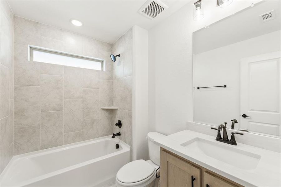 Furnished interior view inside a new home in Painted Tree, McKinney (Image 11).