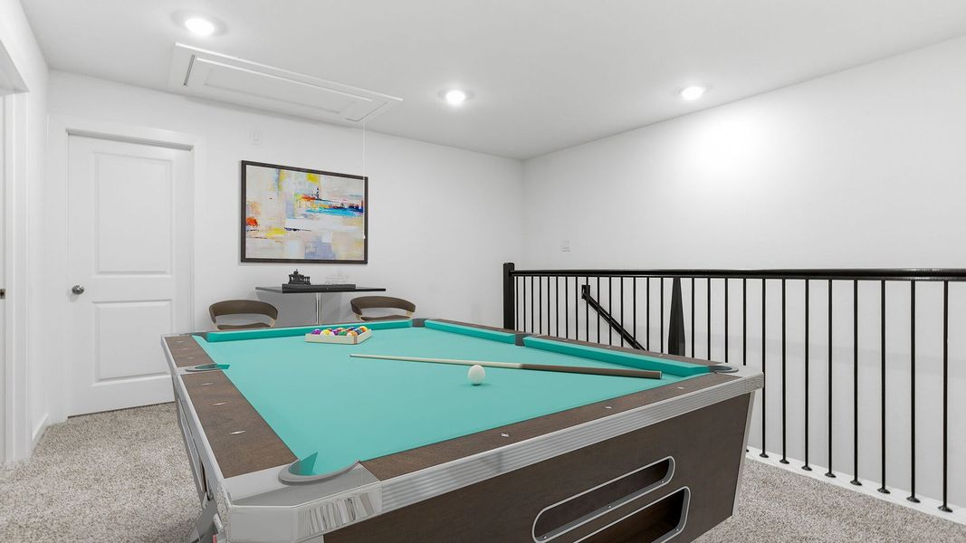 Furnished interior view inside a new home in Murphy Village, Missouri City (Image 12).