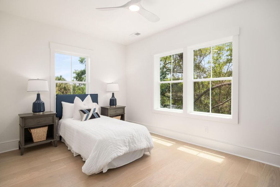 Furnished interior view inside a new home in , Edisto Island (Image 13).