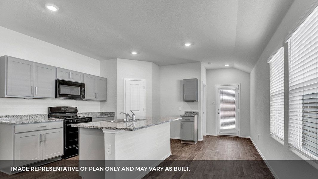 Furnished interior view inside a new home in Southgrove, Kyle (Image 3).