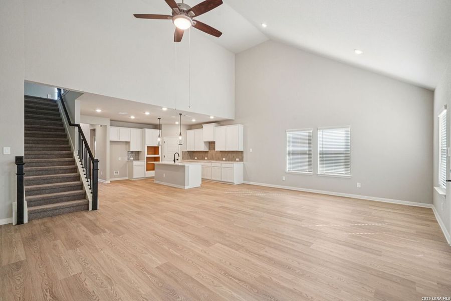 Spacious, unfurnished interior of a new home in Estancia Ranch - Classic Series, San Antonio (Image 21).
