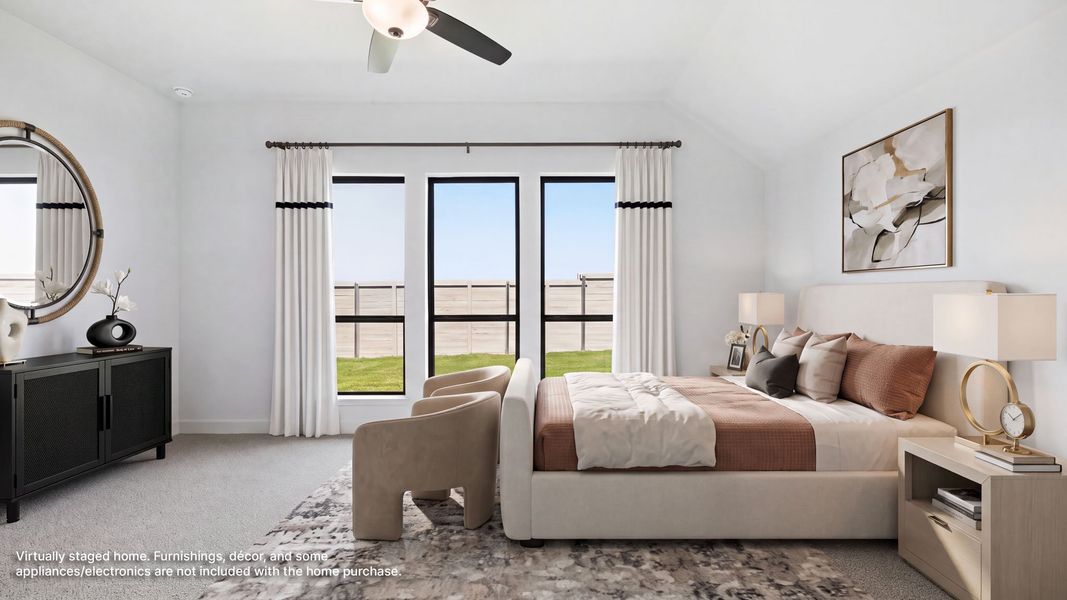 Furnished interior view inside a new home in Ramble, Celina (Image 10).