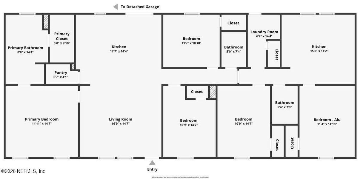 2D floor plan layout of this home in , Keystone Heights, FL (Image 5). 2D floor plan layout of this home in , Keystone Heights, FL (Image 5).