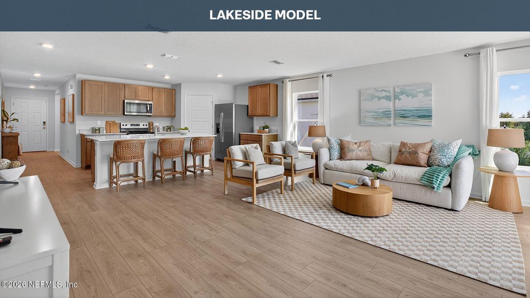 Furnished interior view inside a new home in The Arbors, Jacksonville (Image 16).