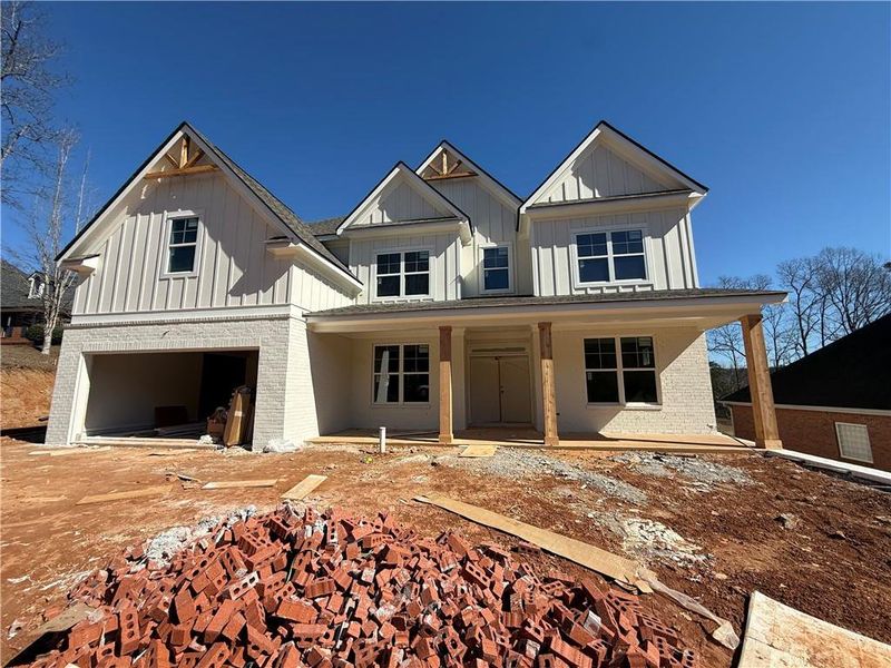In-progress construction of a new home in , Gainesville, GA (Image 5).