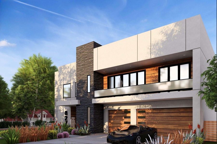 Front exterior of a new home in , Houston, TX, highlighting curb appeal (Image 2). Front exterior of a new home in , Houston, TX, highlighting curb appeal (Image 2).