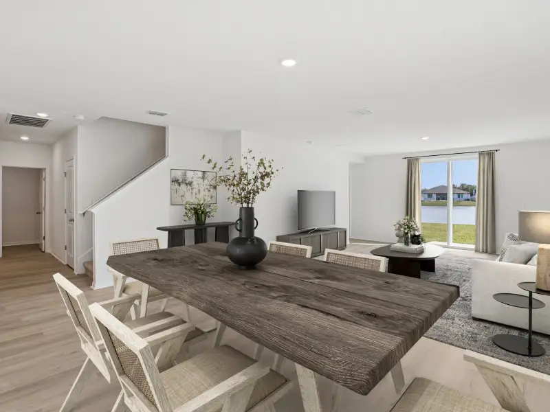 Furnished interior view inside a new home in Magnolia Bay - Classic Series, Nokomis (Image 8).