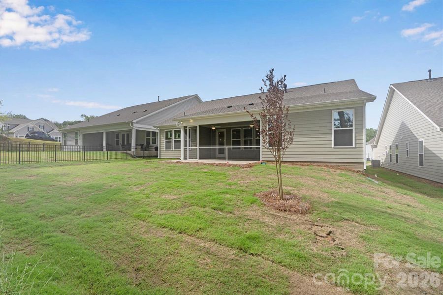 Exterior details and patio area of a home in , Charlotte (Image 19).