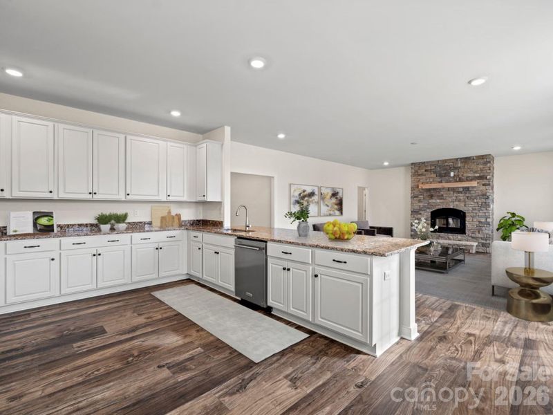 Furnished interior view inside a new home in , Asheboro (Image 6).