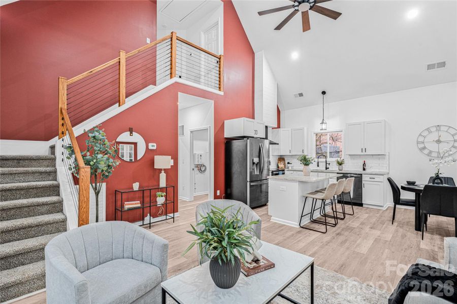 Furnished interior view inside a new home in , Cherryville (Image 10).