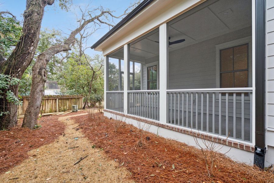 Exterior details and patio area of a home in , Mount Pleasant (Image 50).