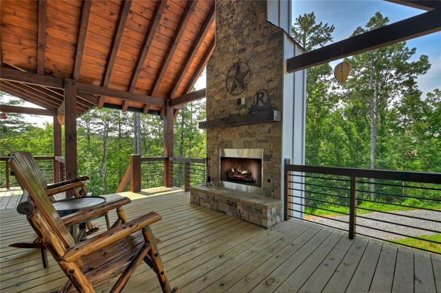 Exterior details and patio area of a home in , Talking Rock (Image 30). Exterior details and patio area of a home in , Talking Rock (Image 30).