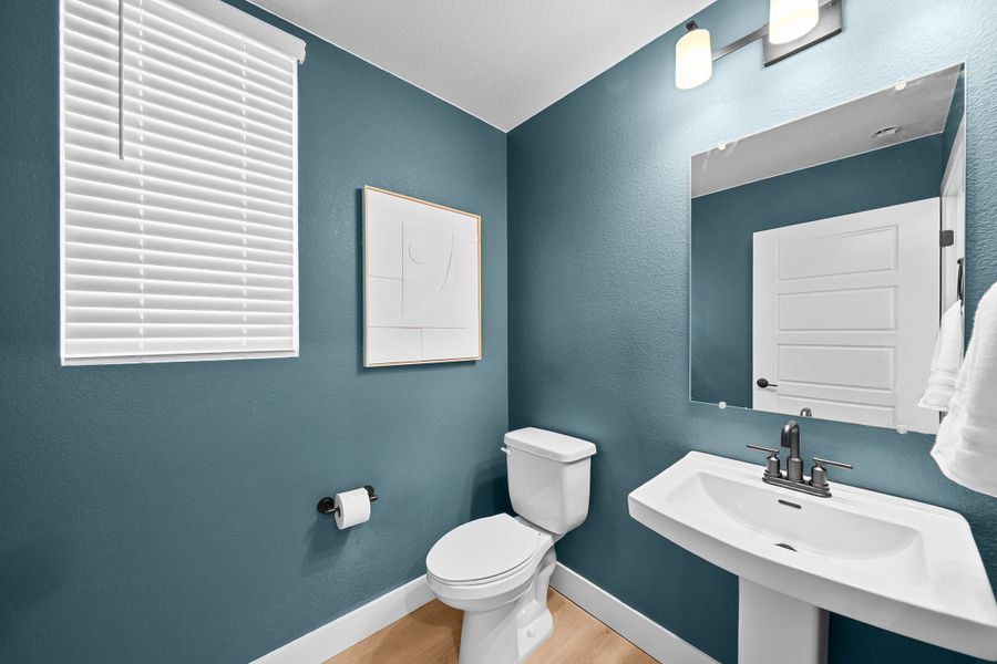 Furnished interior view inside a new home in Trailstone, Arvada (Image 11).