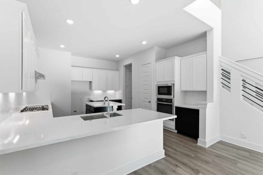 Furnished interior view inside a new home in Buffalo Crossing, Cibolo (Image 9). Furnished interior view inside a new home in Buffalo Crossing, Cibolo (Image 9).