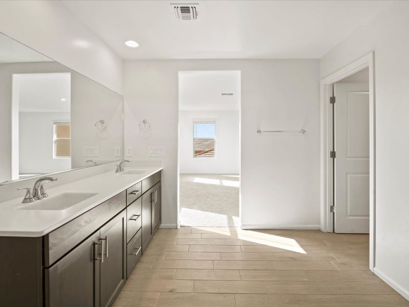 Furnished interior view inside a new home in Rincon Crest at Rocking K, Tucson (Image 7).