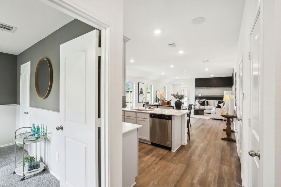 Furnished interior view inside a new home in Mill Creek, Magnolia (Image 14).